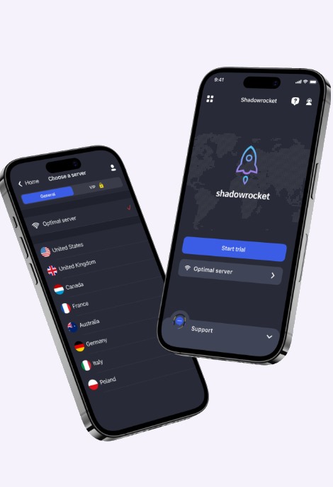 Shadowrocket 小火箭客户端界面：节点列表、策略组与连接状态一览